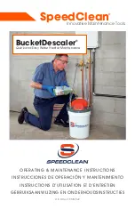 SpeedClean BucketDescaler Operating & Maintenance Instructions preview