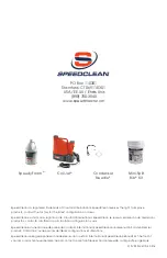 Preview for 28 page of SpeedClean BucketDescaler Operating & Maintenance Instructions