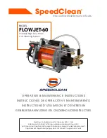 SpeedClean FLOWJET-60 Operating & Maintenance Instructions preview