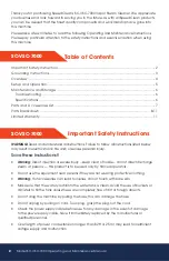 Предварительный просмотр 2 страницы SpeedClean SC-VSC-7000 Operating & Maintenance Instructions