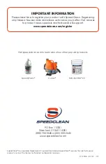 Предварительный просмотр 12 страницы SpeedClean SC-VSC-7000 Operating & Maintenance Instructions