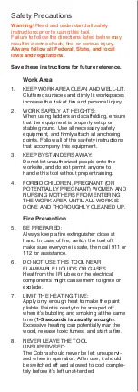 Preview for 49 page of Speedheater Cobra Instruction & Safety Manual