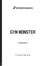 SPEEDIANCE GYM MONSTER Product Manual preview