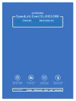 Предварительный просмотр 4 страницы SpeedLink Event SL-8005 Quick Install Manual