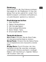 Preview for 3 page of SpeedLink FIRST STRIKE SL-4206 User Manual