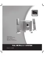 SpeedLink Full Metal 2.1 System User Manual preview