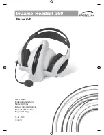 SpeedLink InGame Headset 360 User Manual preview