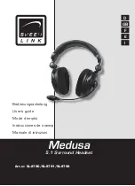 SpeedLink Medusa 5.1 User Manual preview