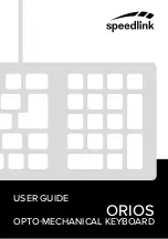 SpeedLink ORIOS User Manual preview