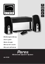 SpeedLink Pares SL-8195 User Manual preview