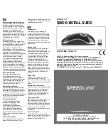 Preview for 1 page of SpeedLink SL-6152-BVB Quick Install Manual