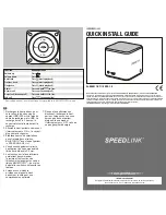 SpeedLink SL-890011-GY Quick Install Manual preview