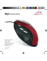 SpeedLink Styx SL-6395-SRD User Manual предпросмотр