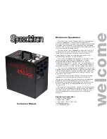 Speedotron 4803CX Instruction Manual preview