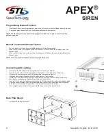 Предварительный просмотр 5 страницы SpeedTech Lights APEX S-AP100 Instruction Manual