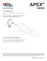 Предварительный просмотр 6 страницы SpeedTech Lights APEX S-AP100 Instruction Manual