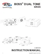 SpeedTech Lights BOSS S-BDT200 Instruction Manual предпросмотр