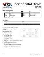 Предварительный просмотр 4 страницы SpeedTech Lights BOSS S-BDT200 Instruction Manual