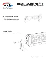 Предварительный просмотр 5 страницы SpeedTech Lights DUAL CARBINE 14 Instruction Manual