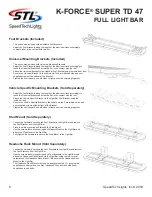 Предварительный просмотр 6 страницы SpeedTech Lights K-Force Super TD 47 Instruction Manual