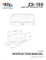 Предварительный просмотр 1 страницы SpeedTech Lights ZX-180 Instruction Manual