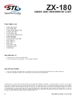 Предварительный просмотр 9 страницы SpeedTech Lights ZX-180 Instruction Manual