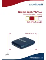 Speedtouch 510v4 User Manual preview