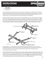 Предварительный просмотр 2 страницы Speedway 350-300 Instructions Manual