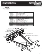 Предварительный просмотр 1 страницы Speedway 350-400 Instructions Manual