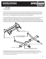 Предварительный просмотр 2 страницы Speedway 350-400 Instructions Manual