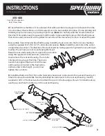 Предварительный просмотр 3 страницы Speedway 350-400 Instructions Manual