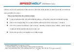 Preview for 14 page of Speedwolf OTDR32F-T4 Series User Manual