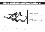 Speedypress PSP-206E Instruction Manual preview