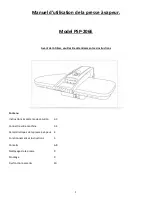 Предварительный просмотр 16 страницы Speedypress PSP-206E Instruction Manual