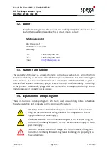 Preview for 4 page of spega 421 404 Technical Manual