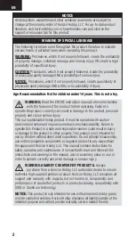 Preview for 2 page of Spektrum AR10100T User Manual