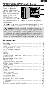 Предварительный просмотр 3 страницы Spektrum AR10360T User Manual