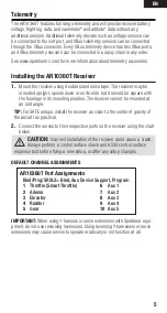 Предварительный просмотр 5 страницы Spektrum AR10360T User Manual