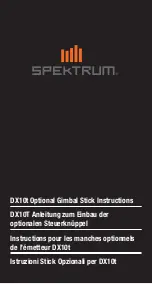 Предварительный просмотр 1 страницы Spektrum DX10t Instructions Manual