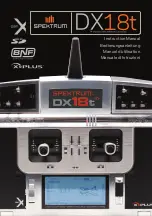 Preview for 1 page of Spektrum DX18t Instruction Manual