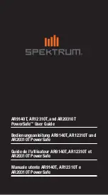 Предварительный просмотр 1 страницы Spektrum PowerSafe AR12310T User Manual