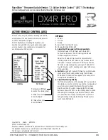 Spektrum RaceWare DX4R Pro Instruction Manual preview