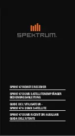 Spektrum SPM9747 Manual предпросмотр