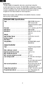 Preview for 4 page of Spektrum SPMAS6410NBL User Manual