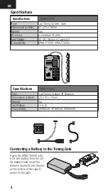 Preview for 4 page of Spektrum SPMLTG5000 Quick Start Manual