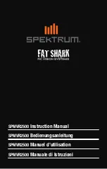 Preview for 1 page of Spektrum SPMVR2500 Instruction Manual