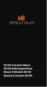 Spektrum SR2100 Instruction Manual предпросмотр