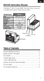 Предварительный просмотр 3 страницы Spektrum SR2100 Instruction Manual