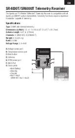 Предварительный просмотр 3 страницы Spektrum SR4000T Instruction Manual