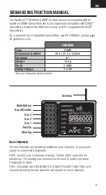 Preview for 5 page of Spektrum SRS6000 Instruction Manual